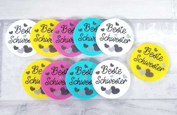Einkaufswagenchip Beste Schwester